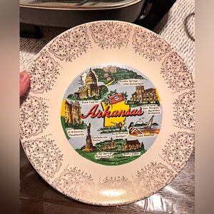 Vintage Arkansas plate